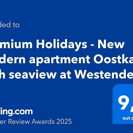 Premium Holidays - New Modern Apartment Oostkant With Seaview At Westende ميدل كيرك المظهر الخارجي الصورة